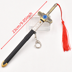 Portachiavi Modello Spada del Vento <span class=keywords><strong>di</strong></span> Kenyuus Densetsus Yaibas, Katana Pop-up in Lega <span class=keywords><strong>di</strong></span> Zinco, Ideale per Collezionisti e Decorazione <span class=keywords><strong>Borse</strong></span> - Product Image 4