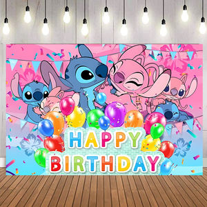 Cartoon Steek Feestdecoraties <span class=keywords><strong>Banner</strong></span> Polyester Hangende Achtergrond Achtergrond <span class=keywords><strong>Banner</strong></span> Voor Gelukkige Verjaardag Decoratie - Product Image 3