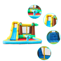 Maison gonflable pour bébés Château de maison gonflable pour toboggan aquatique Maison gonflable pour ballons gonflables