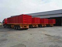 Remorque de cargaison à 3 essieux 20T-80T Remorque de camion à lit bas de haute qualité à vendre ISO CCC BV CE DOT