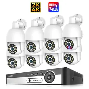 Pelacakan Gerakan Manusia Kamera Cctv Luar Ruangan Sistem Keamanan Hd dengan Sistem Kamera Speaker Luar Ruangan