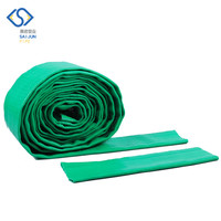 Tuyau en caoutchouc de tuyau plat en PVC de 100 mm pour système Layflat 100 mètres de long