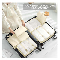 7 Set Emballage Cubes Valises Emballage Cubes Chaussure Cosmétiques Vêtements Accessoires Voyage Bagages Organisateur