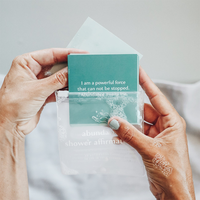 Impression en gros de cartes d'affirmation inspirantes avec message d'amour-propre quotidien, mots cool, deck personnalisé, citations inspirantes