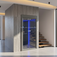 Ascenseur de Luxe avec Design Moderne et Élégant en Acier Inoxydable, Ascenseur Domestique, Ascenseur pour Passagers