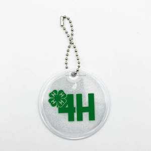 Hình dạng tùy chỉnh đầy màu sắc PVC phản quang Keychain mềm vinyl an toàn bộ phản xạ phản ánh an toàn tag vòng chìa khóa - Product Image 6