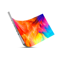 Module d'affichage LED souple couleur pleine P2 d'intérieur de haute qualité, luminosité réglable, taux de rafraîchissement élevé, écran LED flexible 320x160mm