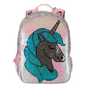 Factory Toddler Sequins Kids Cartoon unicorn Backpack Mini Schoolbag Children School Bags