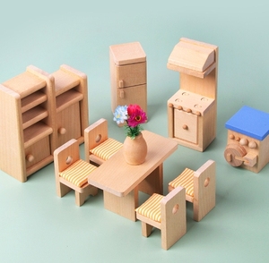 Niños simulación hogar mini muebles juego de rol decoración <span class=keywords><strong>dormitorio</strong></span> habitación de los niños restaurante juego de Juguetes - Product Image 6