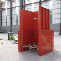 Machine d'entrepôt automatique pour palettes en bois avec contrôle PLC, capacité de 15 palettes pour utilisation en ligne