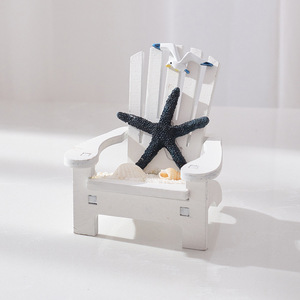 Juego de Adornos de Sillas de Playa Mediterráneas de Varias Piezas para Decoración de Sala de Estar - Product Image 3