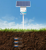 La station intelligente d'humidité du sol pour l'agriculture de précision surveille les conditions du sol et transmet des données via les réseaux LoRa, 4G ou 5G