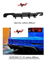 Système d'admission d'air haute performance pour Audi RS3 Diffuseur en fibre de carbone 2017 2019