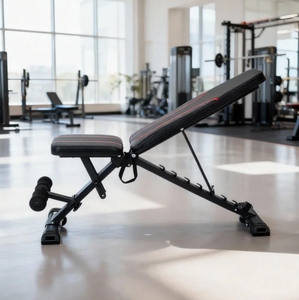 Juegos de equipos de gimnasio de gran venta del fabricante, taburetes simples con mancuernas que se pueden plegar para entrenamiento de fuerza - Product Image 1