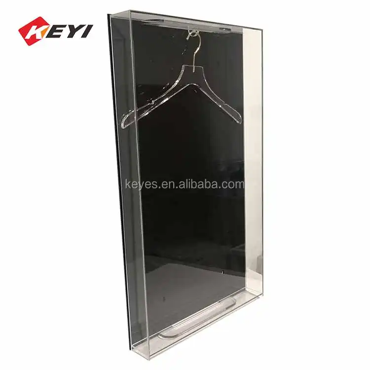 Professional Customized Clear Acrylic Sports T Shirt Frame / Football Jersey Display Case
