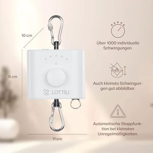 Cuna Mecánica para Bebé Lottili, Color Blanco, con Motor, Funciona con Batería y USB, Hecha en Alemania - Product Image 3