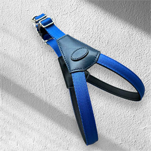 Harnais respirant personnalisé, doux, réglable, en cuir et caoutchouc, laisse pour chien, collier, laisse résistante - Product Image 4