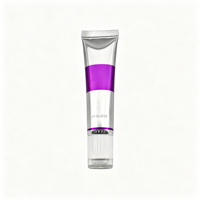 Tube souple PE 25 ml vide pour brillant à lèvres avec bouchon à vis, mini-boîte numérique UV, emballage offset pour export, tampon personnalisé