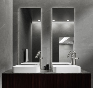 Grifo de baño con manija integrada de lujo Diseño duradero resistente a la corrosión Flujo de agua completo Tecnología de aireador alemán - Product Image 1