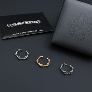 Bague en forme de croix style Chrome Heart, bijoux vintage punk hip hop pour hommes et femmes - Product Image 1