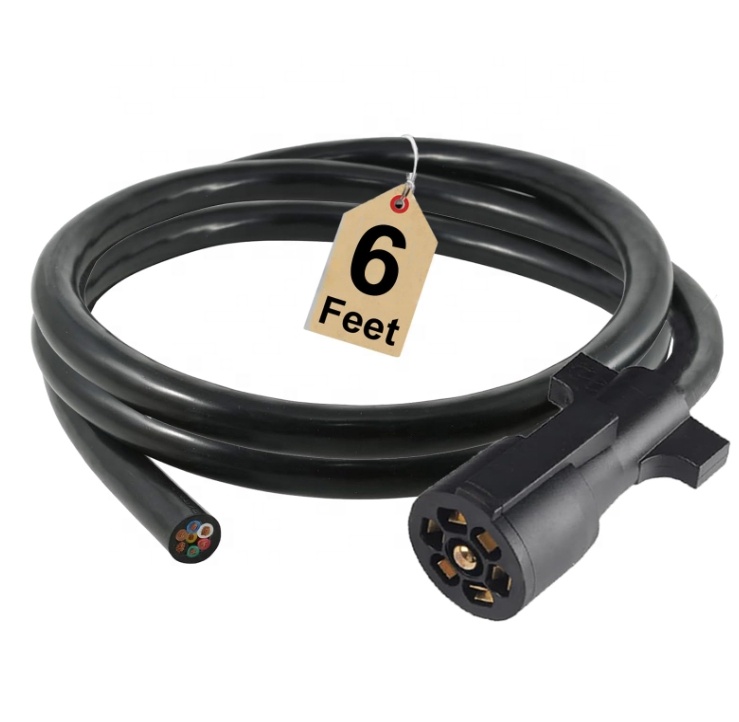 3 Pole Pin Conductor Flat Molded Trailer Loop Connector Kit 3-Pole