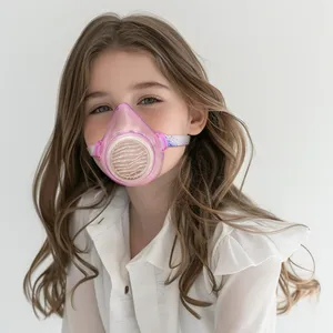 Máscara descartável KN95 para poluição, respirador elegante com baixo filtro de resistência respiratória Pm 2.5