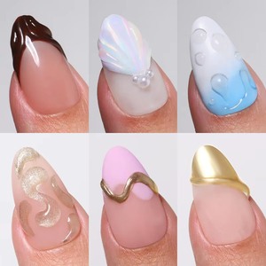TPO HEMA Free 3D 50ml 5 en 1 Gel Top Coat Sin Limpieza Efecto Gota <span class=keywords><strong>de</strong></span> Agua UV/LED Removible para Extensiones <span class=keywords><strong>de</strong></span> <span class=keywords><strong>Uñas</strong></span> Francesas Resina para Dedos - Product Image 3