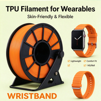 HAOXI 3D TPU 1.75mm Fleksibel, Konsumsi, Presisi Tinggi, Terlaris untuk Penggunaan Fungsional, Stok AS, Pengiriman Cepat