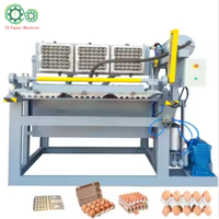 Mini 1000 Stuk/Uur Eierbak Kartonnen Verpakkingsmachine Met Hete Persmachine