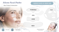 5 Patchs Faciaux Réutilisables en Silicone Anti-Rides, Coussinets de Soin du Visage, Lifting Facial, Lot en Gros MY-507 SET