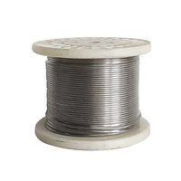 Kit de quincaillerie pour garde-corps de câble d'escalier de 500 'en acier inoxydable 316 diamètre 1/8 "câble métallique