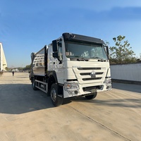 Camion Compacteur de Déchets Howo 15CBM 300HP à Vendre, Camion de Collecte de Déchets Compressés pour l'Exportation
