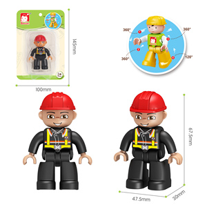 Ensemble de jouets de construction éducatifs en briques miniatures 3D pour enfants, en plastique ABS, version Q, poupées de dessin animé, modèle d'<span class=keywords><strong>action</strong></span> pour enfants - Product Image 5