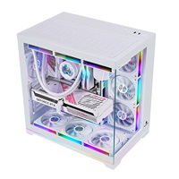 PC de Escritorio Sea View con AMD 7 7700 de 10 Núcleos, 32 GB de RAM, SSD NVMe de 1 TB, Tarjeta Gráfica RX9060 XT de 16 GB, Refrigeración Líquida, para Juegos de Alto Rendimiento