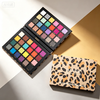 Palette de fards à paupières professionnelle 48 couleurs haute pigmentation - Étui magnétique double couche imperméable, logos personnalisés disponibles pour les marques privées