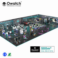 Attraction d'intérieur commerciale du terrain de jeu VR de réalité virtuelle du simulateur 9D de Hall de jeu électronique de VR