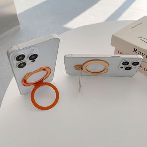 U-Shield Slim Finger Ring Holder 180 Degree Clip Desktop Phone <b>Stand</b> For <b>Tablet</b> Lazy Person Use Multi Color Plastic - Product Image 3