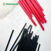 Fournisseur d'usine, pailles en fibre de bagasse compostables écologiques de taille personnalisée, pailles en canne à sucre non plastiques