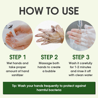Savon liquide moussant pour les mains sans sulfate, doux, hydratant, nourrissant, à l'huile d'olive biologique, à l'aloe vera, à l'acide kojique, blanchissant, régulateur de sébum