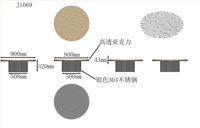 JingYue dessus de table élégant en résine transparente de luxe personnalisée meubles artisanaux pour espaces commerciaux hôtels salons