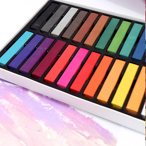 FOSKA <span class=keywords><strong>Pastels</strong></span> professionnels doux et faciles à estomper, 12/24 couleurs, pour le bureau, l'école, le dessin et la peinture - Product Image 2