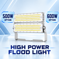 Projecteur LED modulaire étanche IP67 500W 600W avec garantie de 3 ans, éclairage extérieur pour stades, éclairage de tunnel LED