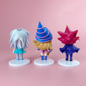 Ensemble de 6 figurines d'anime <span class=keywords><strong>Yu</strong></span>-<span class=keywords><strong>Gi</strong></span>-<span class=keywords><strong>Oh</strong></span>! mignonnes de 9,5 à 12 cm, personnage d'anime, sorcière, <span class=keywords><strong>Seto</strong></span> Kaiba, figurine en PVC, poupée, cadeau, décoration de voiture - Product Image 3
