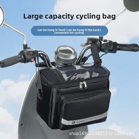 Sacoche de vélo avant grande capacité pour support de chargeur de vélo d'appartement, écran tactile, logo personnalisé disponible HGJ BHJ 4kg 24x7x24CM Unisexe