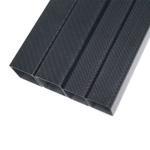 Tubo de fibra de carbono cuadrado de patrón único resistente, decoración de pared decorativa deportiva y pantalla de partición - Product Image 4