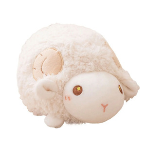 Peluche <span class=keywords><strong>mouton</strong></span> bébé adorable OEM 8595 personnalisée avec corps rond et visage mignon, poupées animales douces pour enfant, compagnon de sommeil - Product Image 1