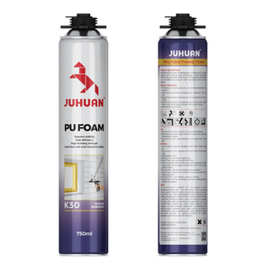 <span class=keywords><strong>Mousse</strong></span> PU blanche haute densité JUHUAL K30, bonne élasticité à basse température, <span class=keywords><strong>mousse</strong></span> <span class=keywords><strong>isolante</strong></span> en polyuréthane <span class=keywords><strong>pour</strong></span> le remplissage des espaces entre les tuyaux et les fenêtres - Product Image 2