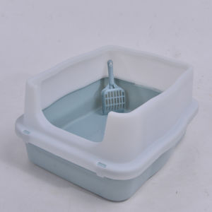 Lettiera per gatti 65L alta grande capacità con lati alti e paletta in plastica facile da pulire con <span class=keywords><strong>lancio</strong></span> di nuovi prodotti - Product Image 1