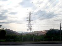 Tour de transmission électrique galvanisée à chaud JH-power Line Tower, pour distribution d'énergie extérieure, 550KV 630A/200A, 6 prises, IP54