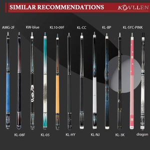 Konllen Nhà Máy Bán Tùy Chỉnh <span class=keywords><strong>Maple</strong></span>/Carbon Decal/Inlay Hồ Bơi Cue Stick Chuyên Nghiệp Thấp Độ Lệch Billiard Phụ Kiện - Product Image 3